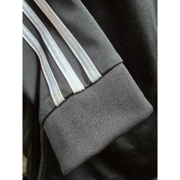 Size XL Adidas Black Zip Front Jacket - Picture 3 of 5